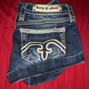 Rock revival shorts decent condition